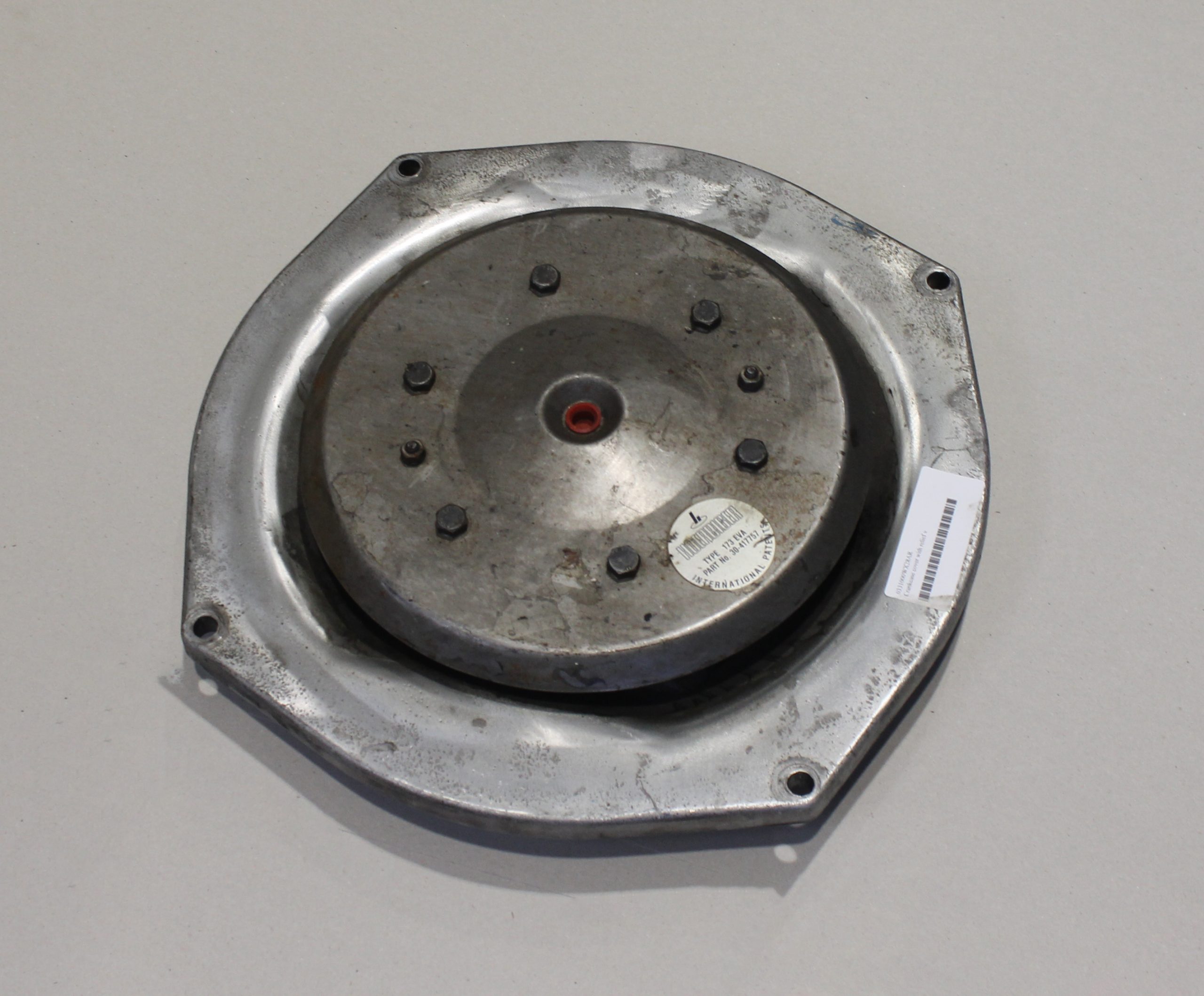 Crankcase cover with relief valve