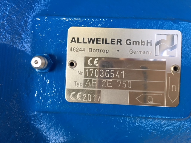 Allweiler pump, AEB 2 E 750.1 IE 113 PP4