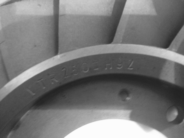 R250 Nozzle ring Type II H 92,0 cm2